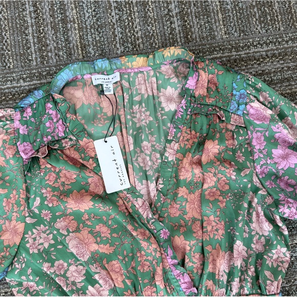 Current Air | Gradient Floral Surplice Midi Dress NWT - Picture 9 of 10